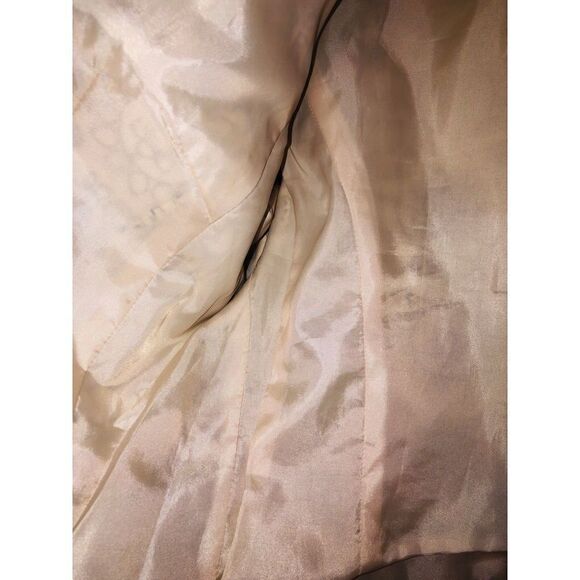 W Work to Weekend floral embroidered jacket 10 black and beige 55% linen - Picture 6 of 11